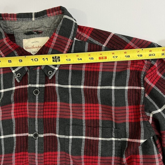 Vintange Weatherproof Men’s Casual Flannel Button Down Shirts Size XXL 2XL - Picture 8 of 12